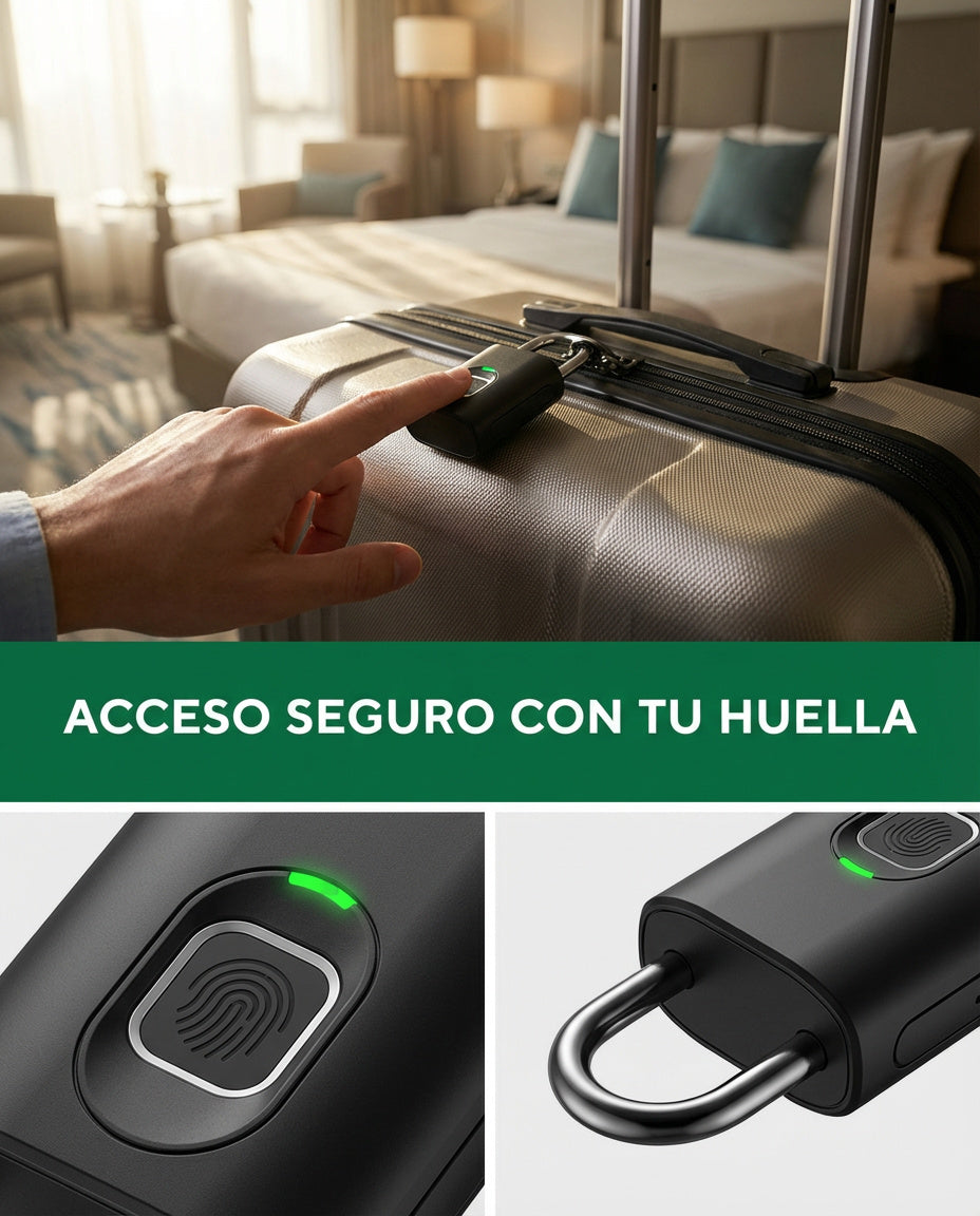 El Último Candado que Necesitarás – Abre con Tu Huella en 0.5 Segundos